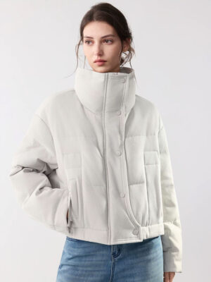 Wind‑Resistant Short Down Jacket